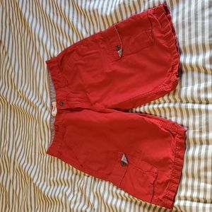 Levis Boys Red Shorts, Size 14 Reg